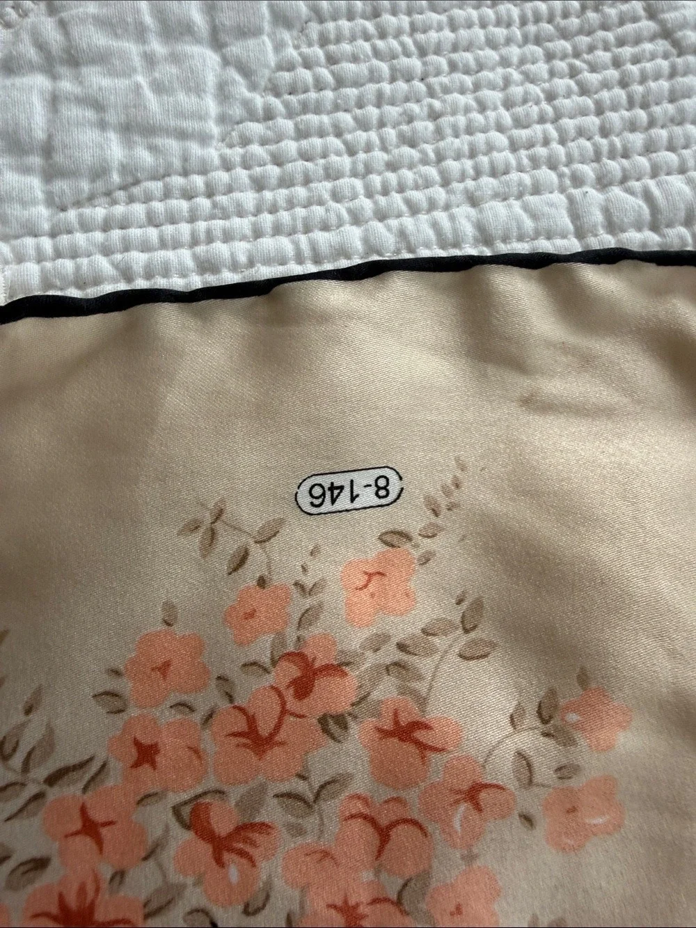 Arnisa Istanbul Vintage Floral Scarf Coral Teal Peach 35” Square
